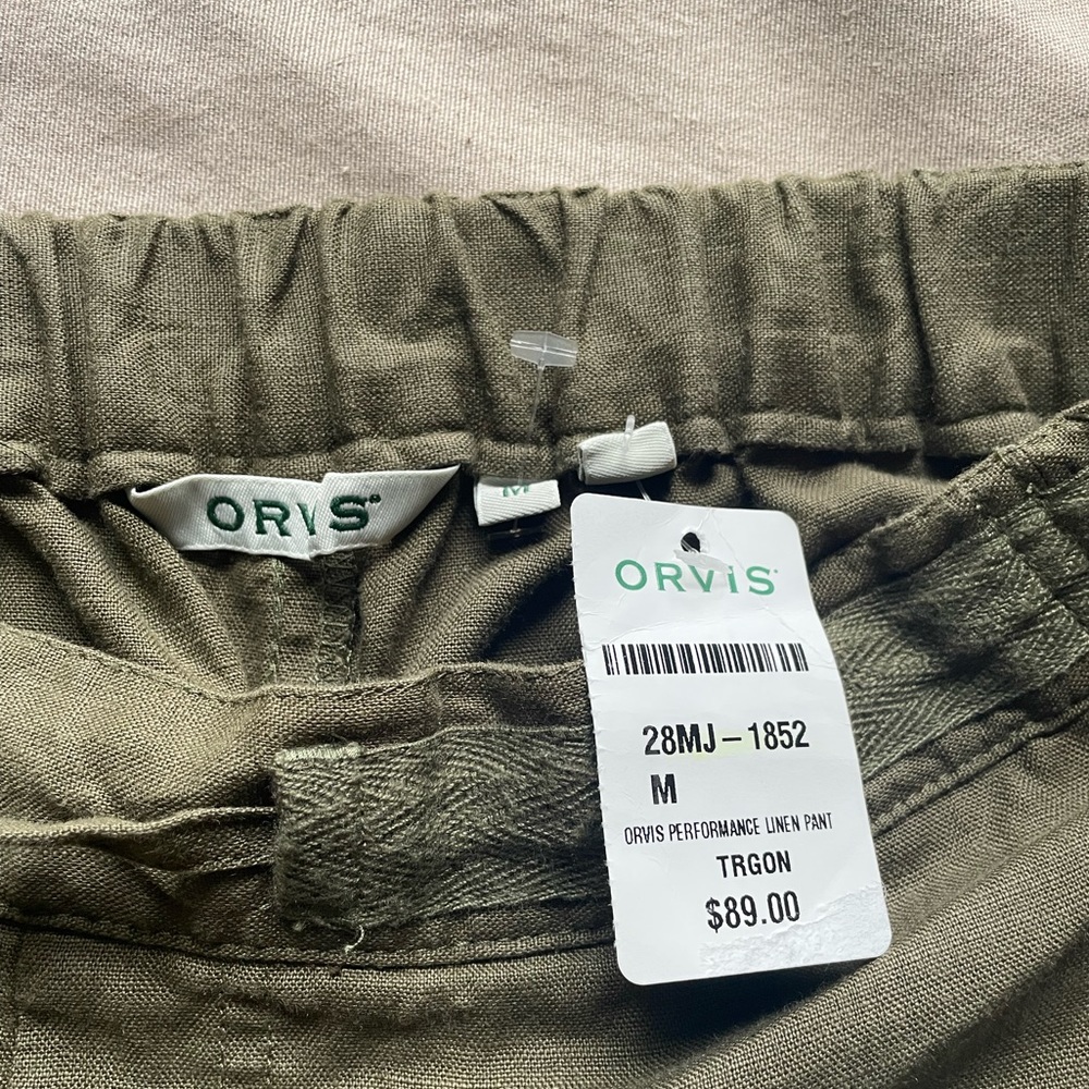 Linen Wide leg Pants - Orvis - tags, never worn